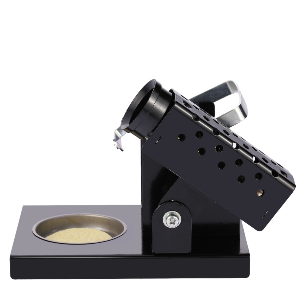 Fine Solder Station With Iron Stand Soldering Iron Stand Wire Holder Adjustable Elevation Angle Cleaning Sponge Welding Tool Kit