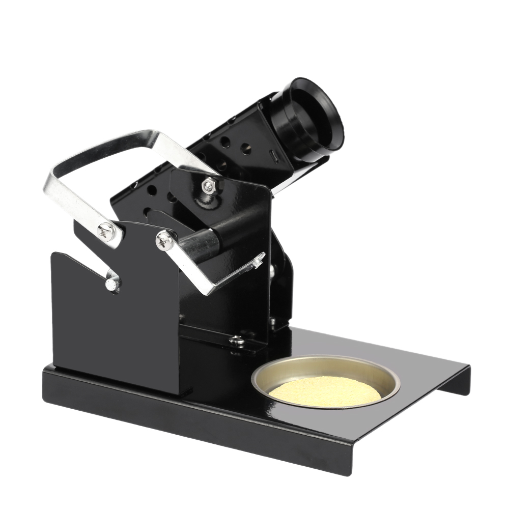 Fine Solder Station With Iron Stand Soldering Iron Stand Wire Holder Adjustable Elevation Angle Cleaning Sponge Welding Tool Kit