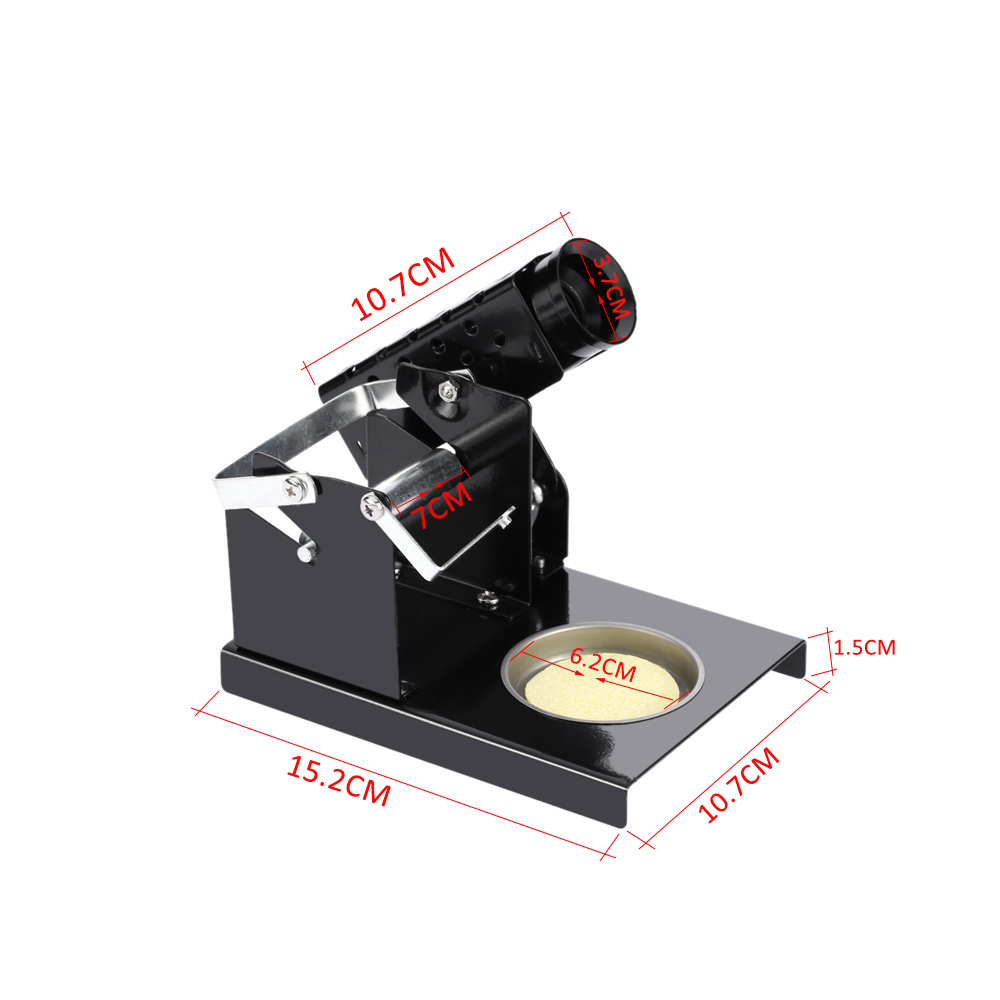 Fine Solder Station With Iron Stand Soldering Iron Stand Wire Holder Adjustable Elevation Angle Cleaning Sponge Welding Tool Kit
