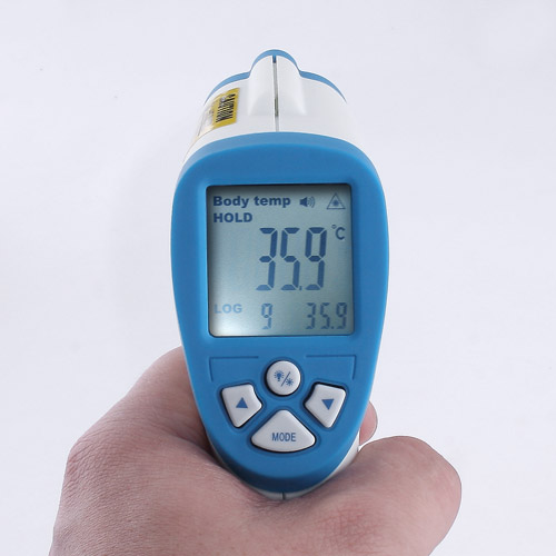 Digital Infrared Thermometer No contact Laser Temperature Gun Temperature Diagnostic tool Portable Hygrometer for Hunman Body