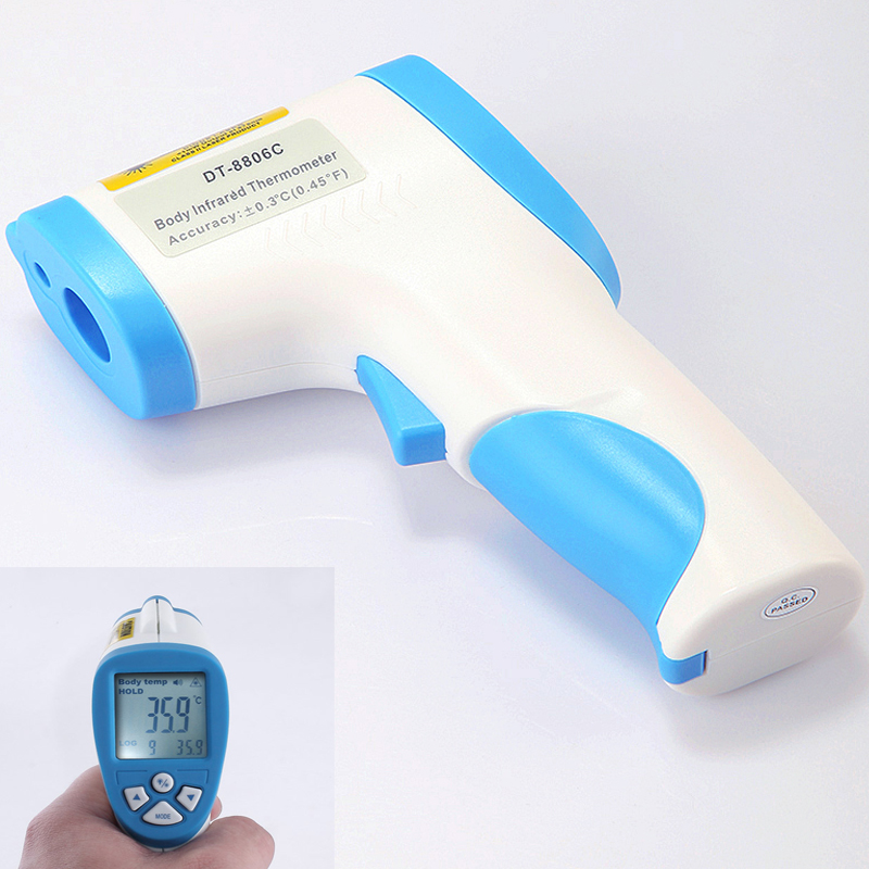 Digital Infrared Thermometer No contact Laser Temperature Gun Temperature Diagnostic tool Portable Hygrometer for Hunman Body
