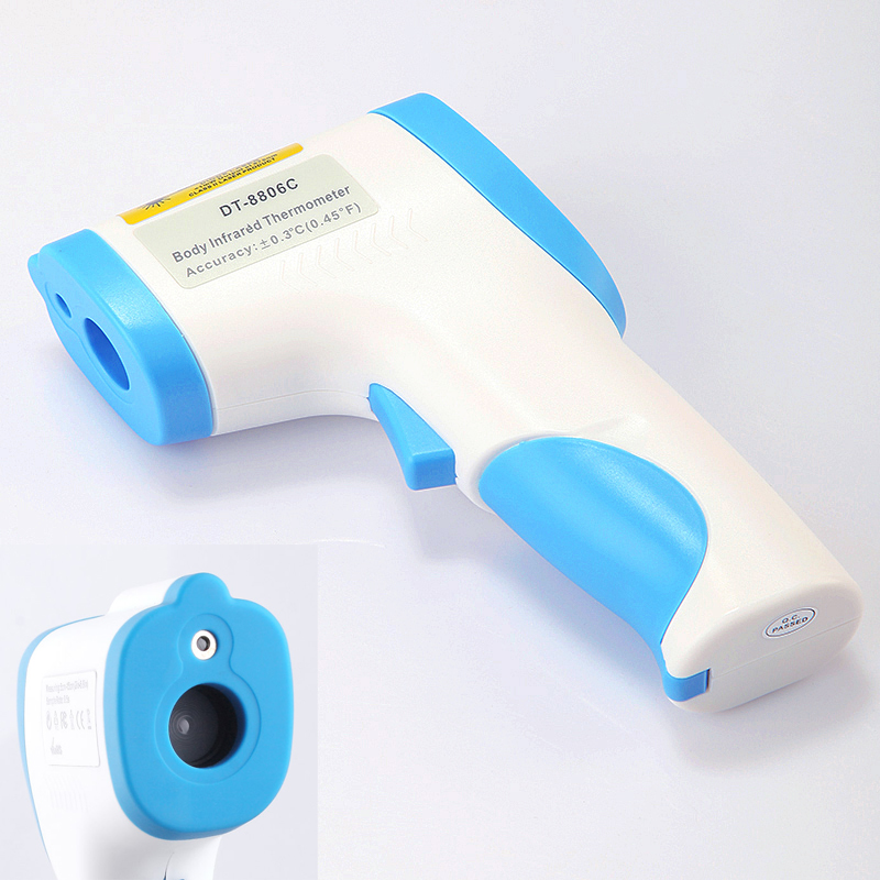 Digital Infrared Thermometer No contact Laser Temperature Gun Temperature Diagnostic tool Portable Hygrometer for Hunman Body