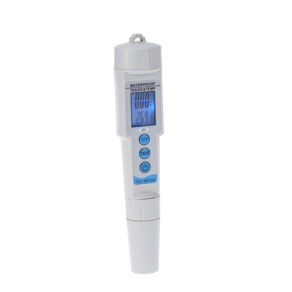 3 in 1 Pen Type Water Quality Tester Analyzer Multi parameter Waterproof Water Quality Monitor EC TDS Meter Acidometer