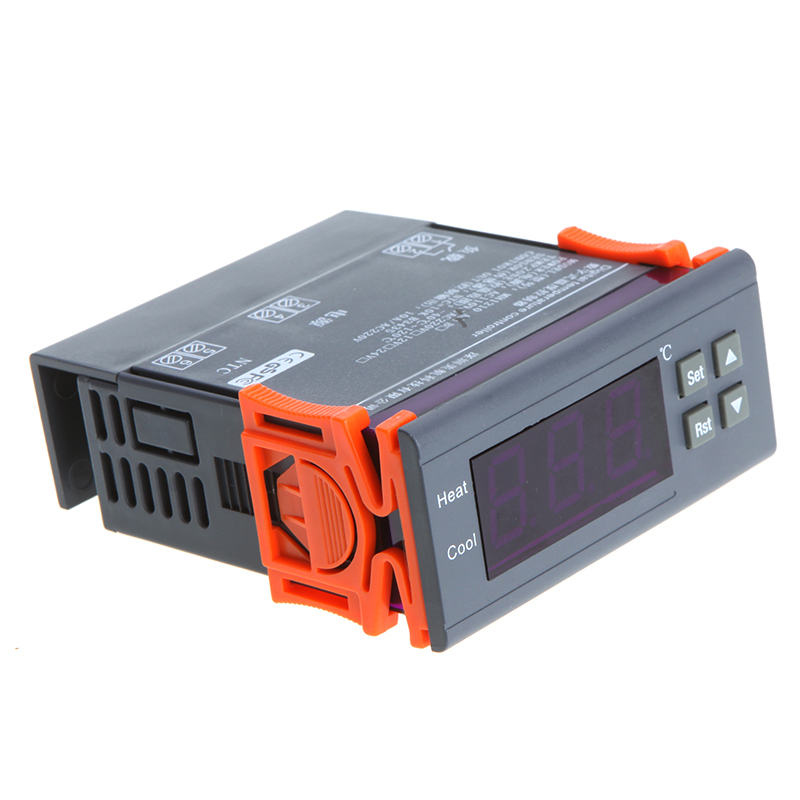 200 240V Digital Temperature Controller Thermocouple Heating Cooling Control Temperature Calibration Function with Sensor