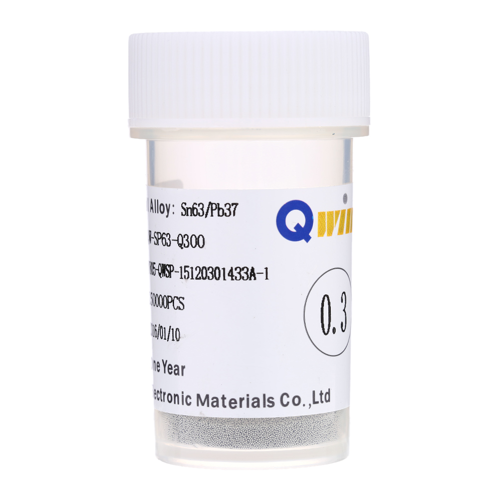 Quality Leaded Solder Balls Soldering Ball Set 0.20 0.25 0.30 0.35 0.40 0.45 0.50 0.55 0.60 0.65 0.76mm 250k bottle Sn63 Pb37