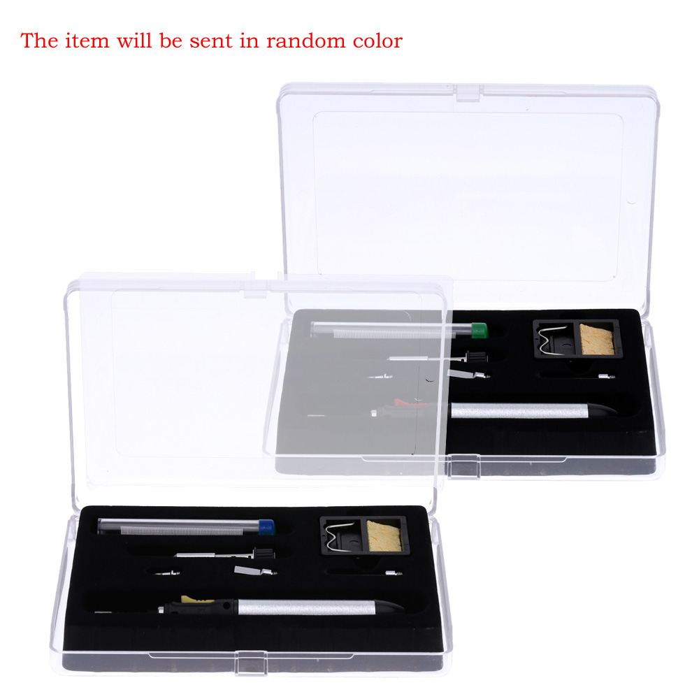 7 in 1 Gas Soldering Iron solder Tools Cordless Welding Torch Kit 12ml Gas Welding Iron Repair Tools Welding Soldering Supplies
