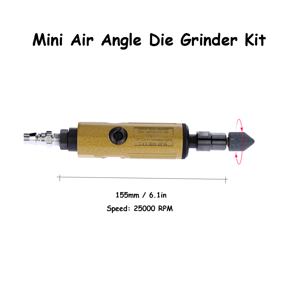 Mini air grinder pneumatic grinder Air Angle Die Grinder Kit Pneumatic Tools Air Grinding Set 25000 RPM air ferramentas tools