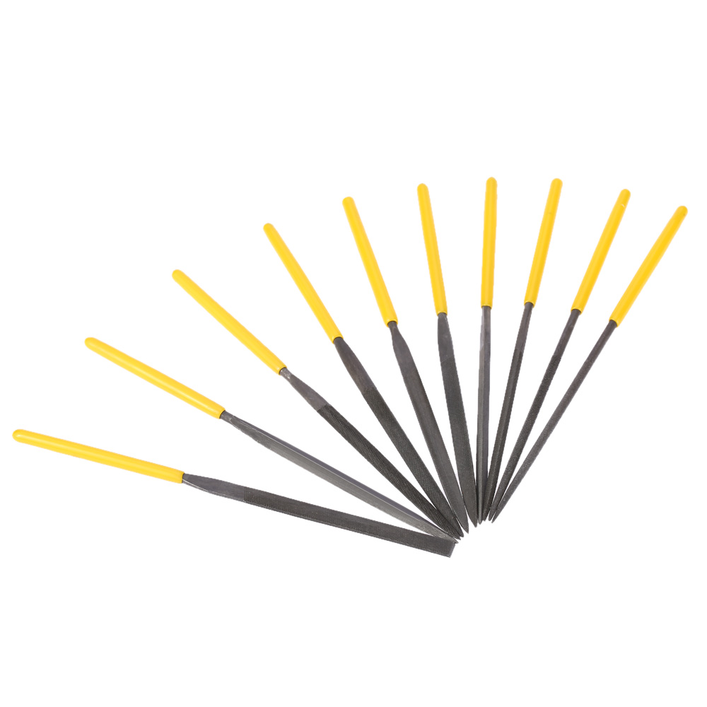 10Pcs File Set High Quality Polishing Tools Flat Needle Grinding Tools needle file set archivador Practical woodworking Tools