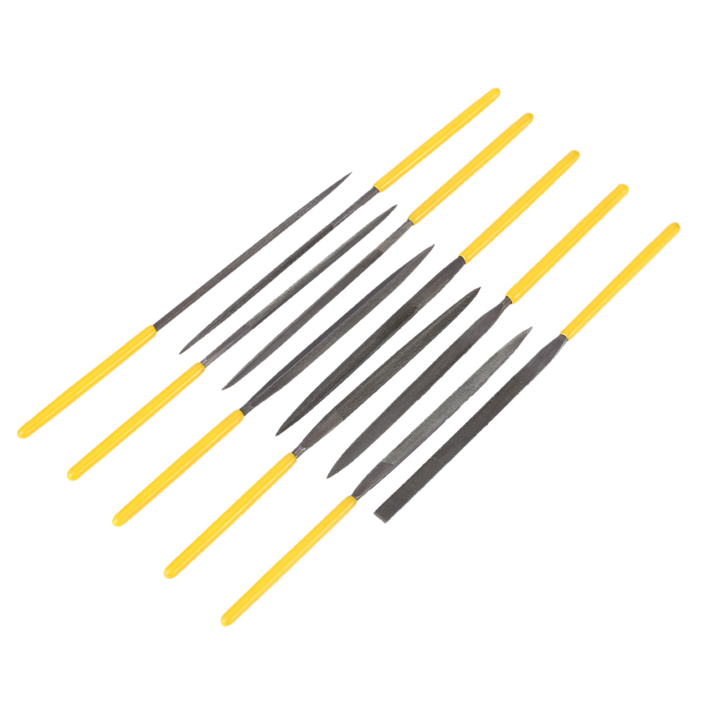 10Pcs File Set High Quality Polishing Tools Flat Needle Grinding Tools needle file set archivador Practical woodworking Tools