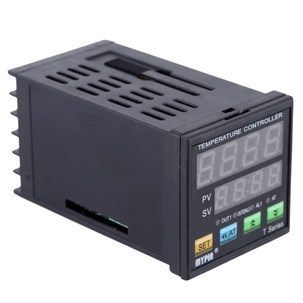 Digital Thermometer LED PID Temperature Controller Heating Cooling Control + SSR 25 DA Solid State Relay Module24V 380V 25A