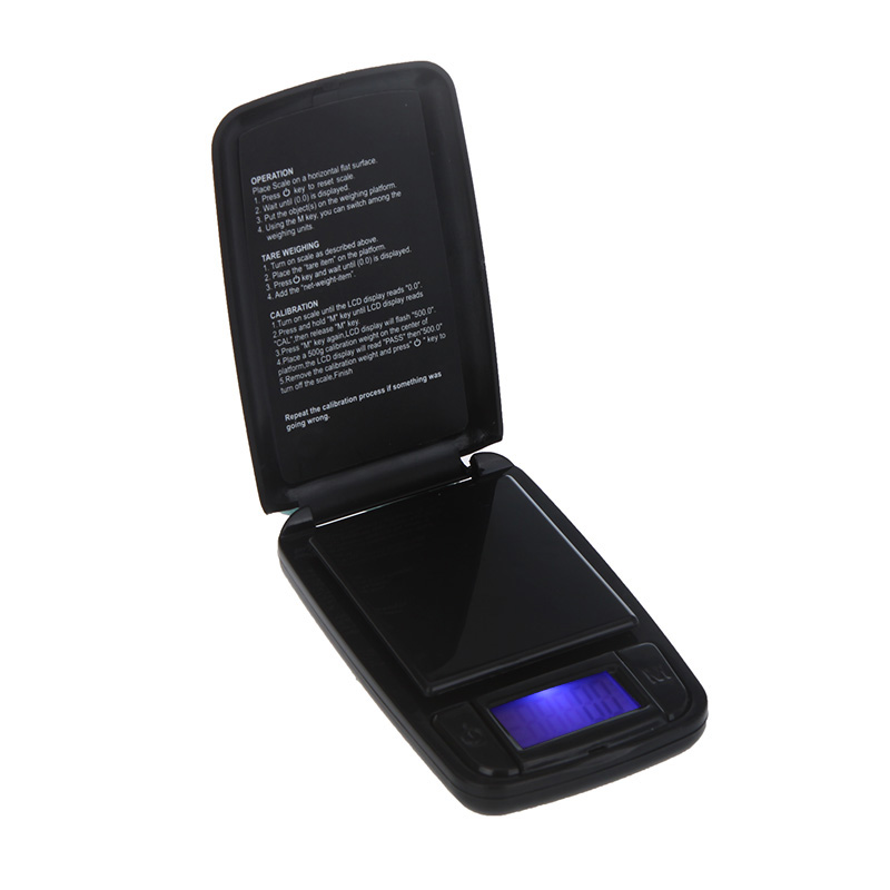 500g 0.1g Digital Scale Pocket Electronic Scale Jewelry joyeria Gold Weighing Scales LCD Display with Blue Backlit