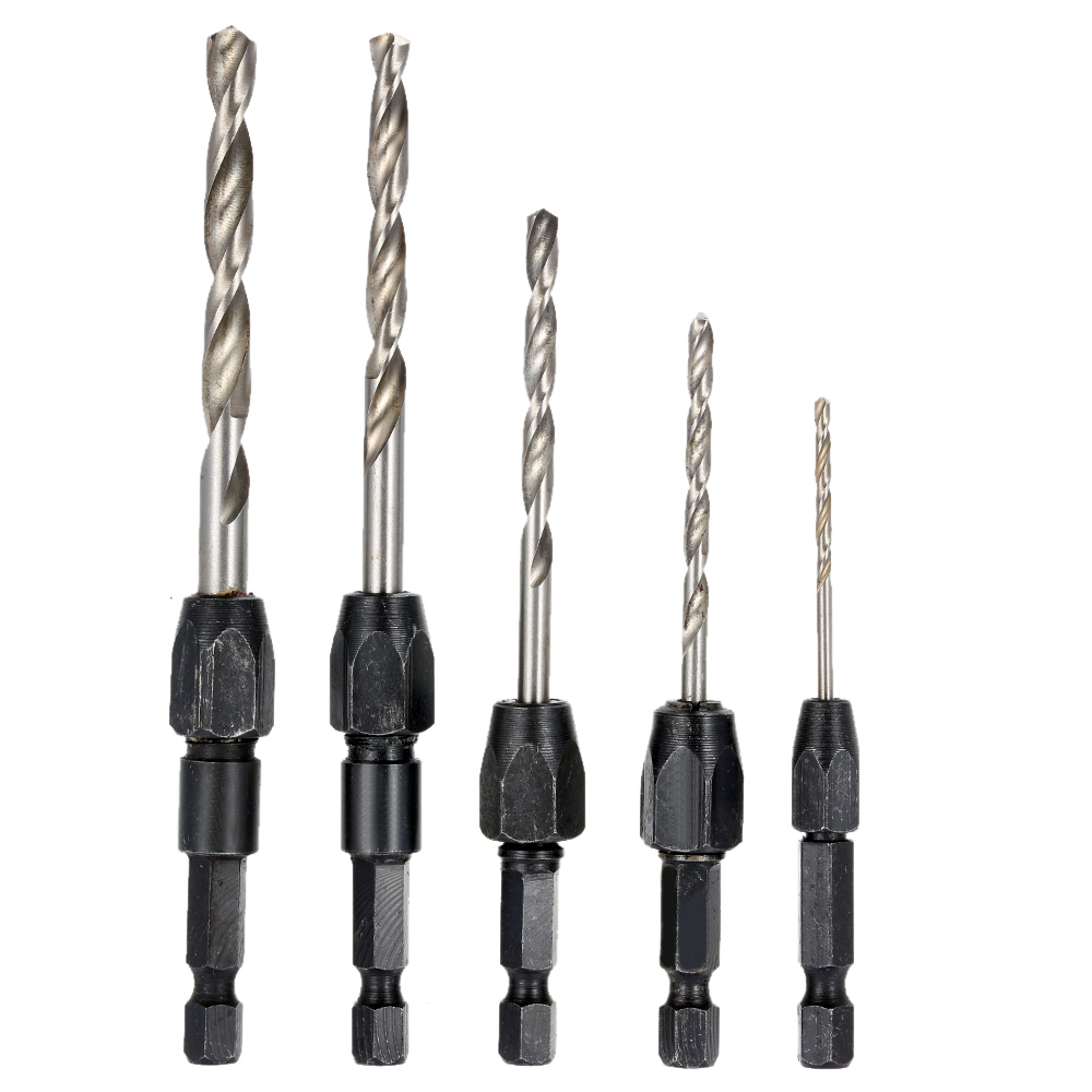 5pcs Twist Drill set herramientas drill perforator drill bits dremel ferramenta woodworking tools power tools furadeira 2mm 6mm