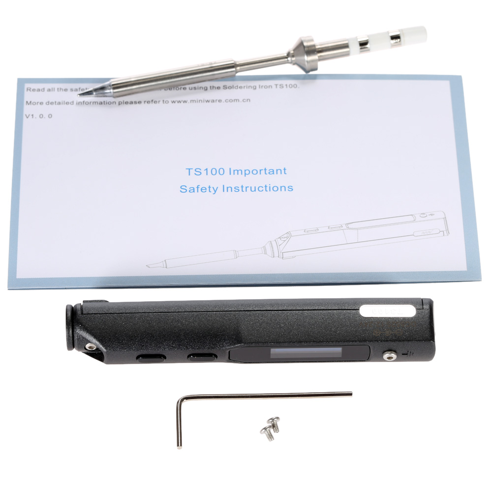 Mini Smart Programmable Electric Soldering Iron Pen type Digital STM32 MCU Welding Tool OLED Repair Tool Temperature Adjustable