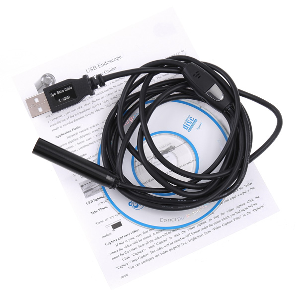 Multi purpose USB Endoscope Waterproof Inspection Magnifier Excellent Microscope Inspection Snake Tube Video Camera Borescope 2M