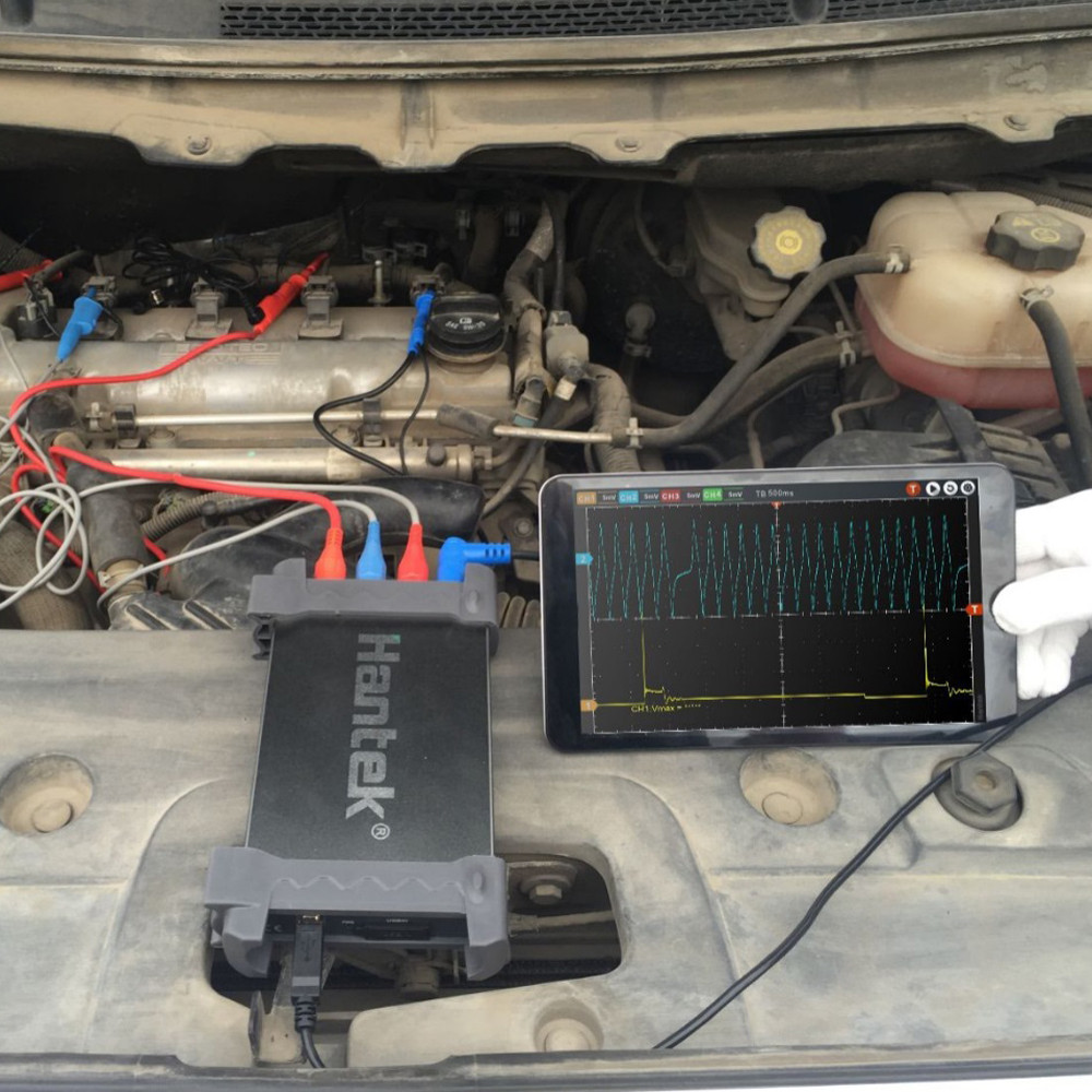 Professional Car Diagnostic Oscilloscope PC USB2.0 100MHz 4 CH Automotive Diagnosis Equipment Automobile Diagnostic Instrument