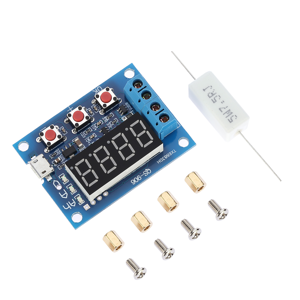 New battery tester module Battery Capacity Meter Discharge Tester for 18650 Li ion Lithium Lead Acid Battery 1V 15V