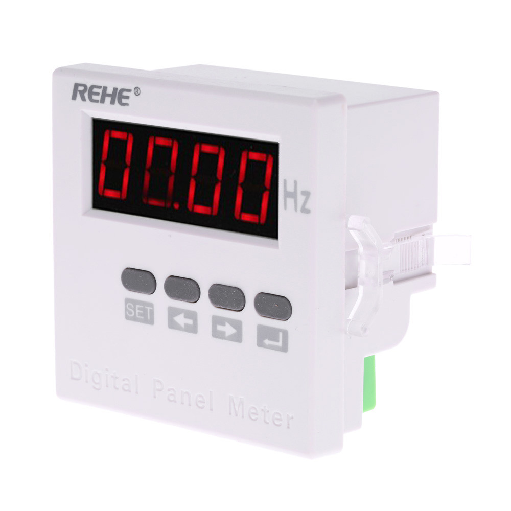 71x71mm High Accuracy frequency counter Digital Frequency Meter Single Phase cymometer AC DC80V 270V 50Hz digital frecuencimetro