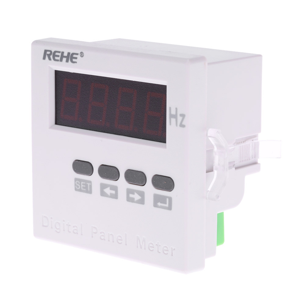 71x71mm High Accuracy frequency counter Digital Frequency Meter Single Phase cymometer AC DC80V 270V 50Hz digital frecuencimetro