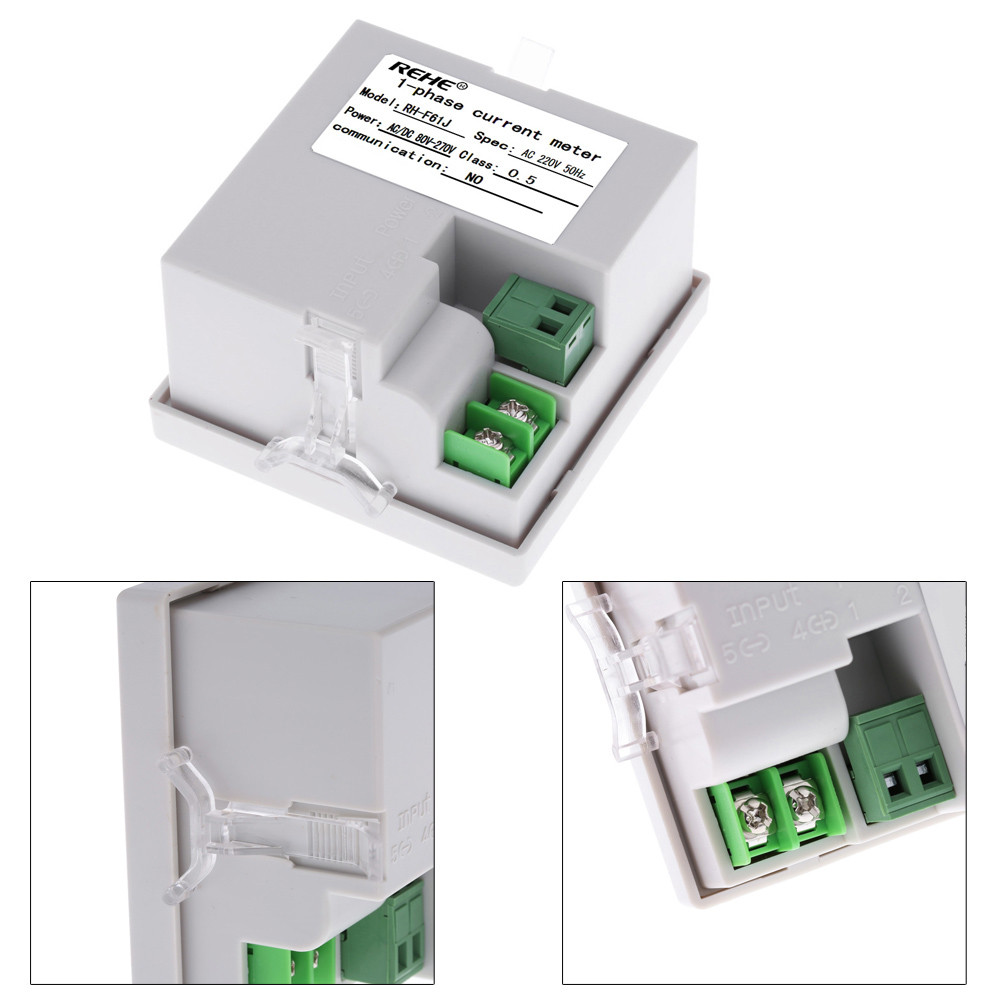 71x71mm High Accuracy frequency counter Digital Frequency Meter Single Phase cymometer AC DC80V 270V 50Hz digital frecuencimetro