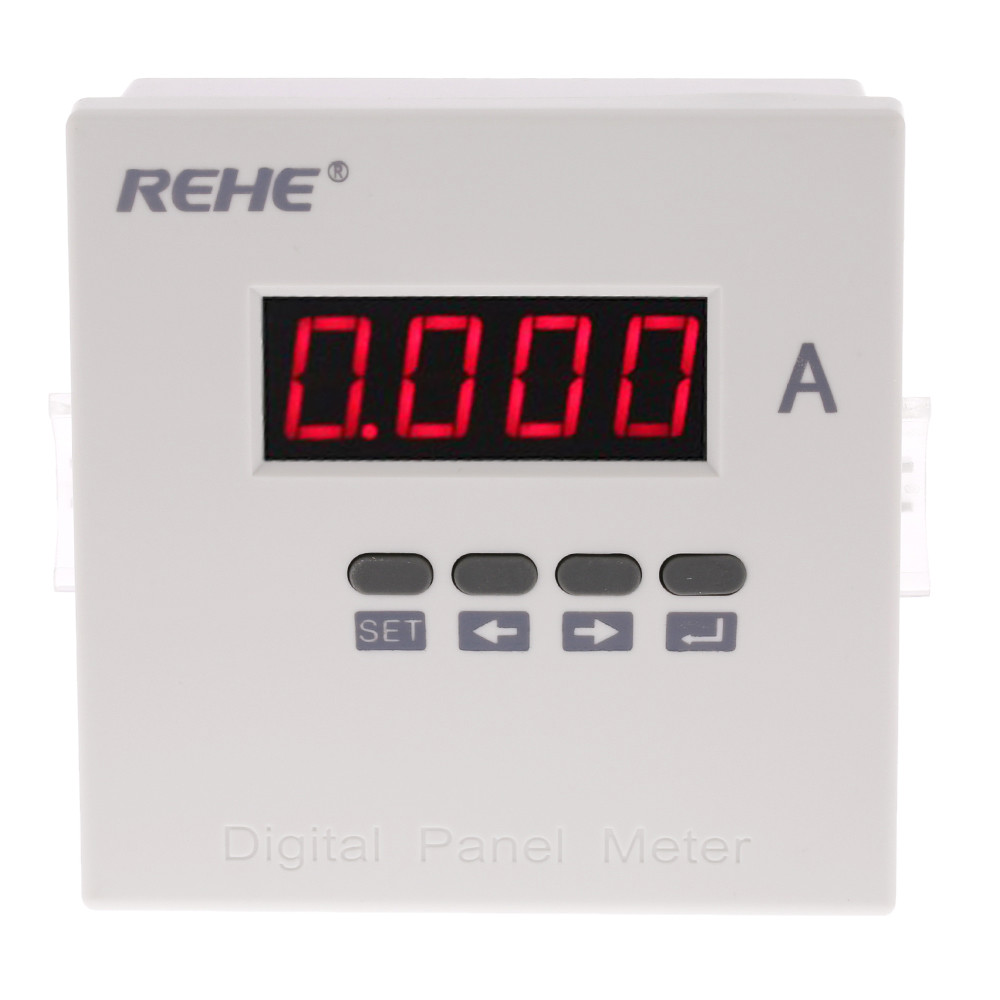 Digital Ammeter Single Phase AC Current Panel Meter Ammeter Current Ratio Programmable tester AC 5A AC DC80V 270V amperimetro