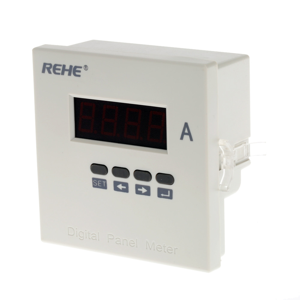Digital Ammeter Single Phase AC Current Panel Meter Ammeter Current Ratio Programmable tester AC 5A AC DC80V 270V amperimetro