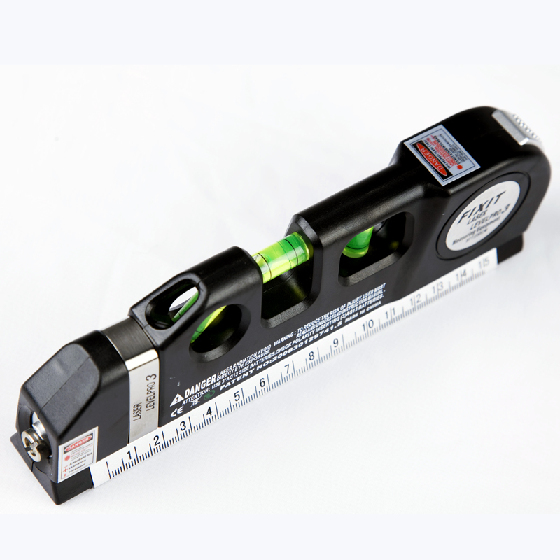 Multipurpose Level l Measure Aligner Laser Level Practical Horizon Vertical Measure Tape 8FT Horizon Diagnostic tool Laser Dumpy