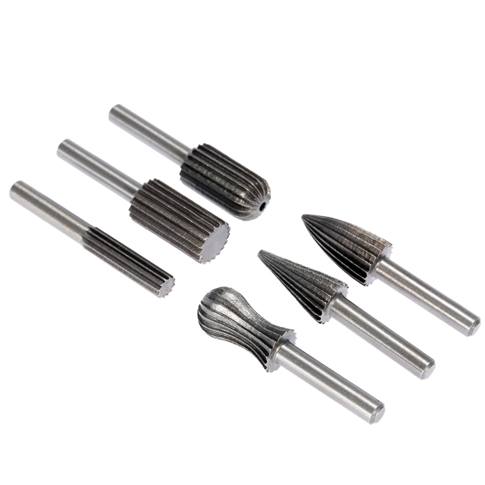 6pcsmini Rotary File Tools for electric drill herramientas Rotary File Cutter Engraving Grinding Bit for woodworking power Tools