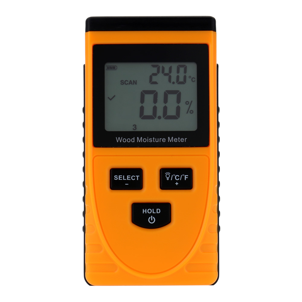 Precision Digital Wood Moisture Meter LCD Display Hygrometer Temperature Humidity Tester Meter weather station diagnostic tool