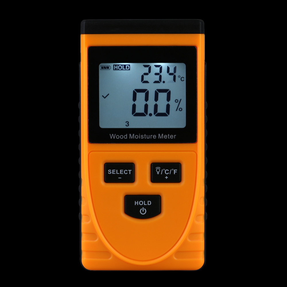 Precision Digital Wood Moisture Meter LCD Display Hygrometer Temperature Humidity Tester Meter weather station diagnostic tool