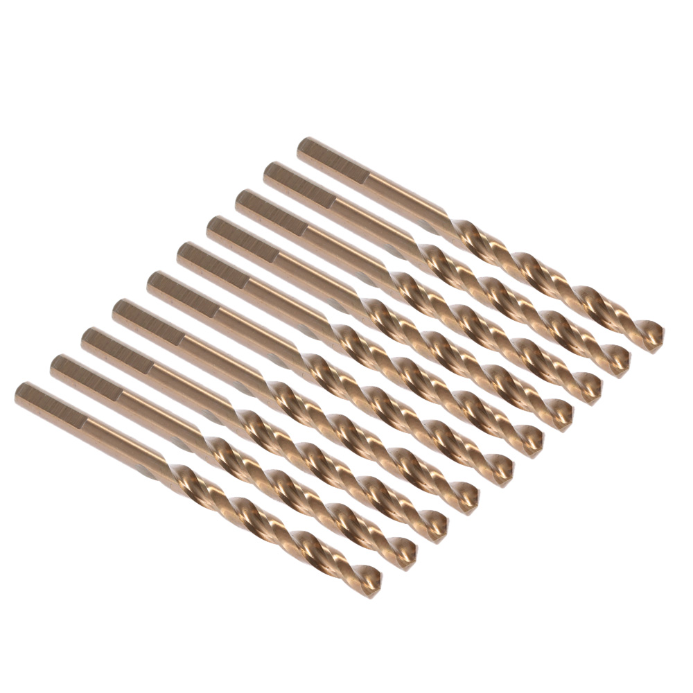 10pcs 1 4 woodworking tools mini Twist Drill bits ferramentas Triangle Shank Cobalt Twist Drill Bit dremel Drilling power Tools