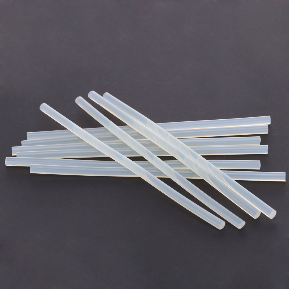 10 pcs Melt Glue Stick High Viscosity Environmental Transparent Glue Tape 0.27 x7.87 High Temperature Resistant Glue Stick
