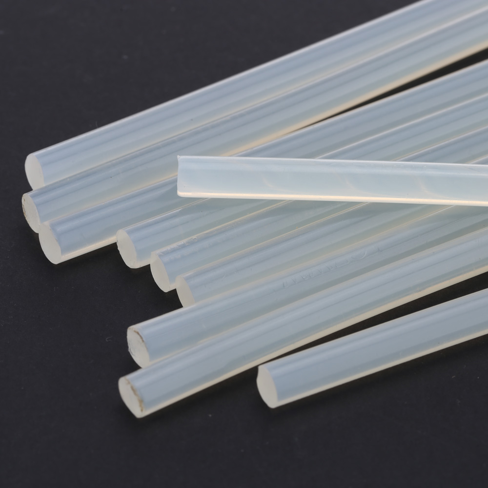 10 pcs Melt Glue Stick High Viscosity Environmental Transparent Glue Tape 0.27 x7.87 High Temperature Resistant Glue Stick