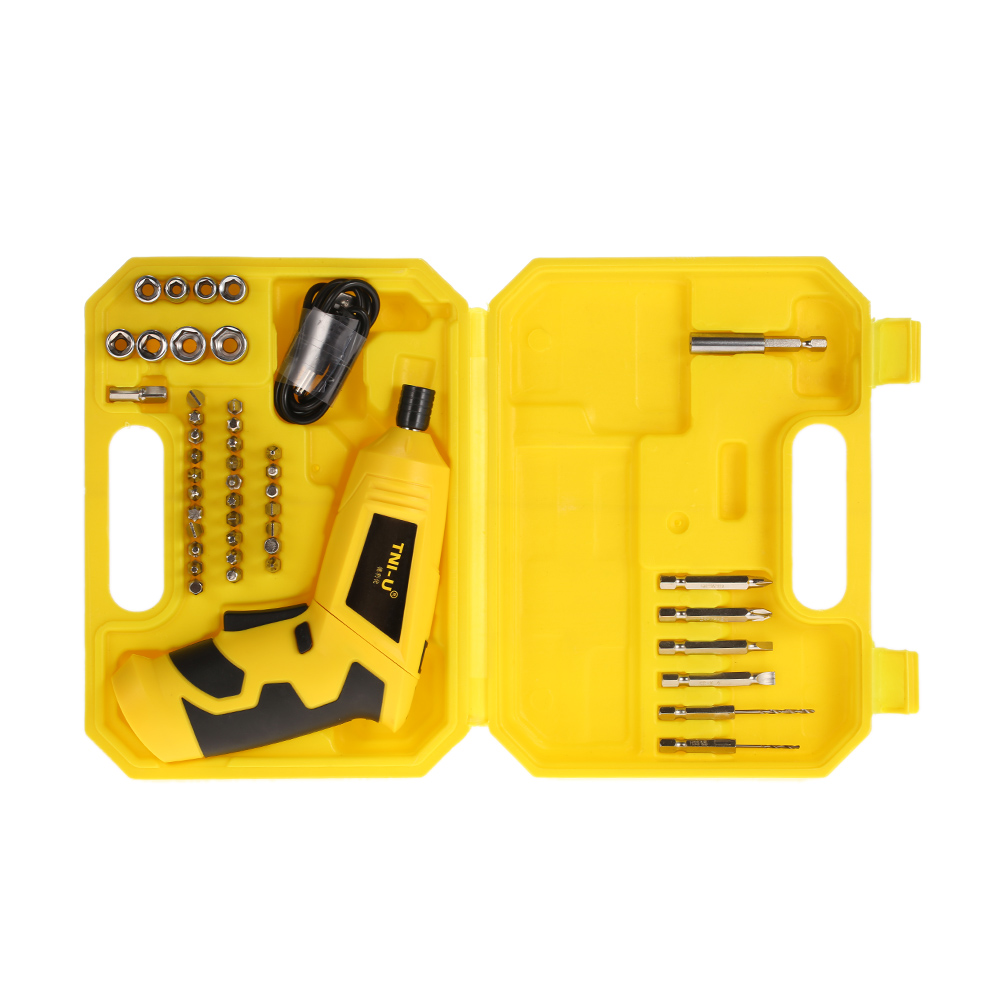 TNI U 46 in 1 4V battery screwdriver Rechargeable Cordless Electric Screwdriver Set Repair Tool Kit with Battery Indication