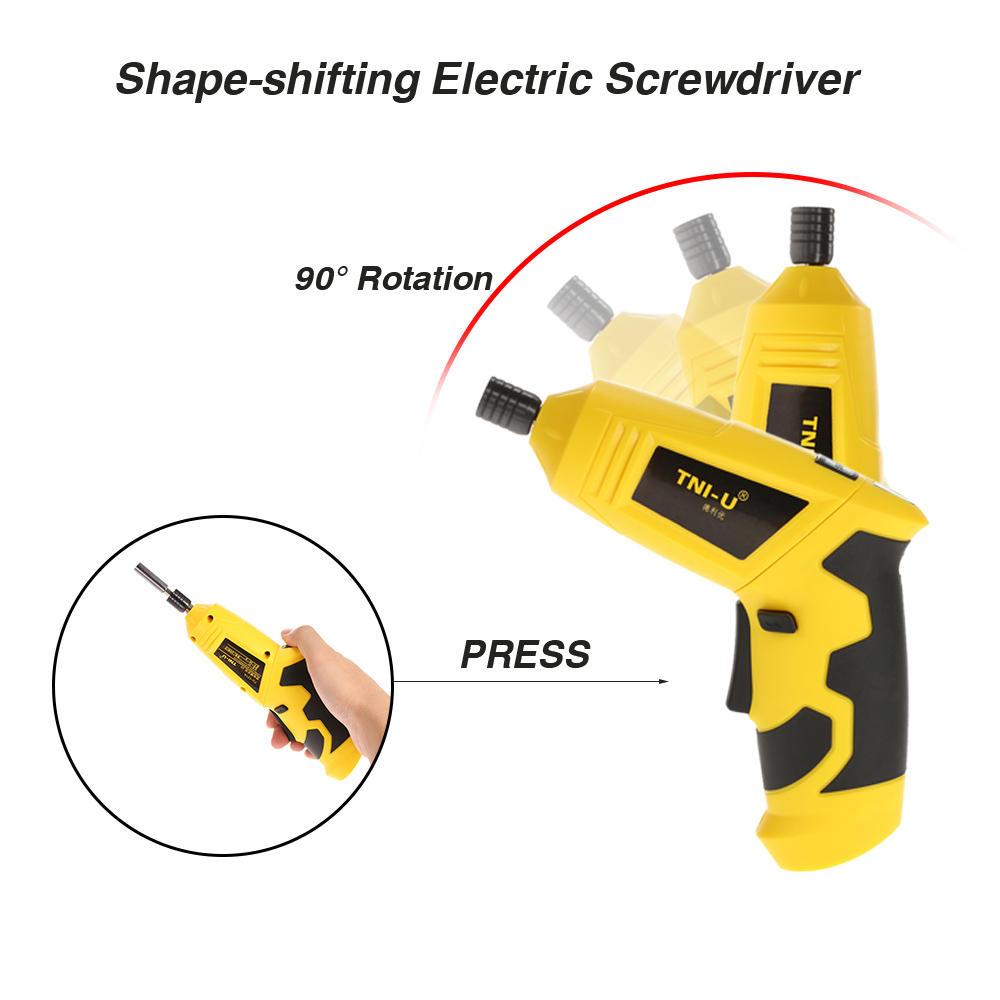 TNI U 46 in 1 4V battery screwdriver Rechargeable Cordless Electric Screwdriver Set Repair Tool Kit with Battery Indication