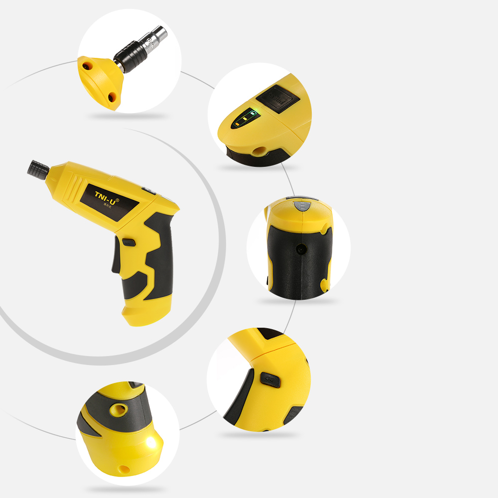 TNI U 46 in 1 4V battery screwdriver Rechargeable Cordless Electric Screwdriver Set Repair Tool Kit with Battery Indication