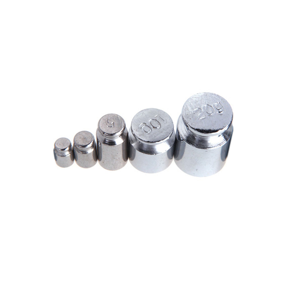 Mini Scale Weights Set for 1g 2g 5g 10g 20g Digital Scale balance Chrome Plating Calibration Gram Weights for electronic scales