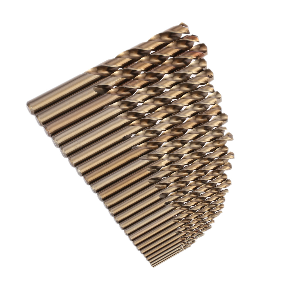 25pcs set Professional Twist Drill Bit Set for Woodworking Drill Bit Round Shank Cobalt Metal Drilling power Tools ferramentas