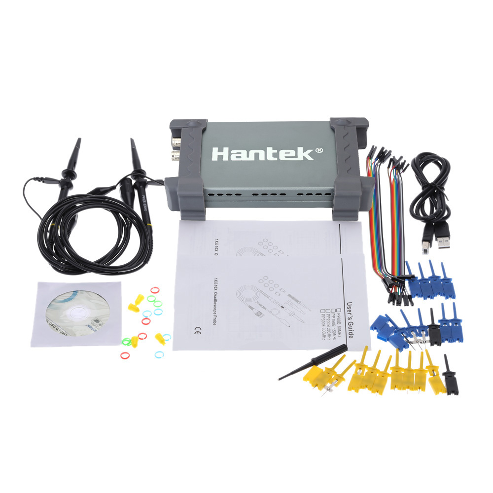 Highly Efficient USB Oscilloscope Digital Storage PC Based Oscilloscope with 2 channels 16CH logic analyzer 48MSa s 20MHz