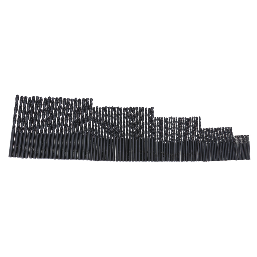 100pcs set High Speed Steel Twist Drill Bits Tool Set High Quality Drill Bits HSS Twist Drill for woodworking power tools1mm 5mm