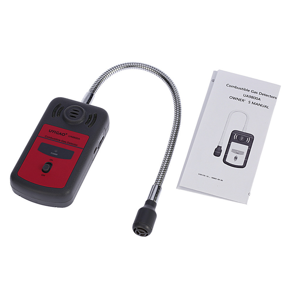 UYIGAO Combustible Gas monitor Automotive gas leak detector Gas Location Determine Tester Gas Analyzer with Sound Light Alarm