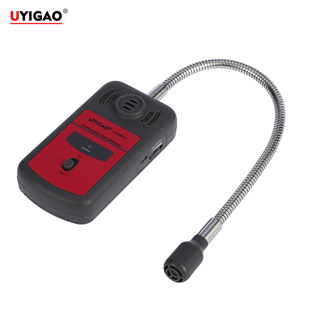 UYIGAO Combustible Gas monitor Automotive gas leak detector Gas Location Determine Tester Gas Analyzer with Sound Light Alarm