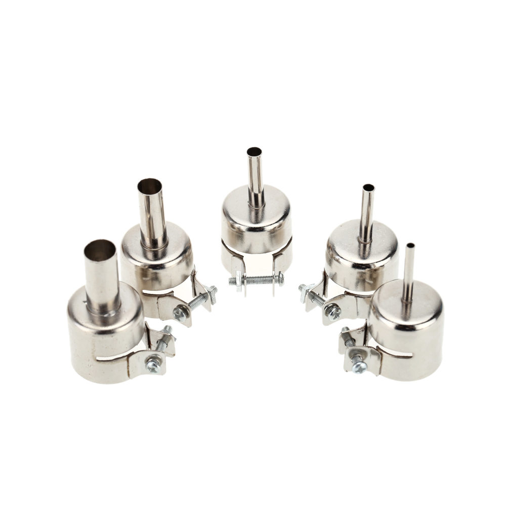 5pcs Air Gun Circular Nozzles General Type Round Nozzle BGA Nozzle for Soldering Station Suitable Many Sizes Air Gun