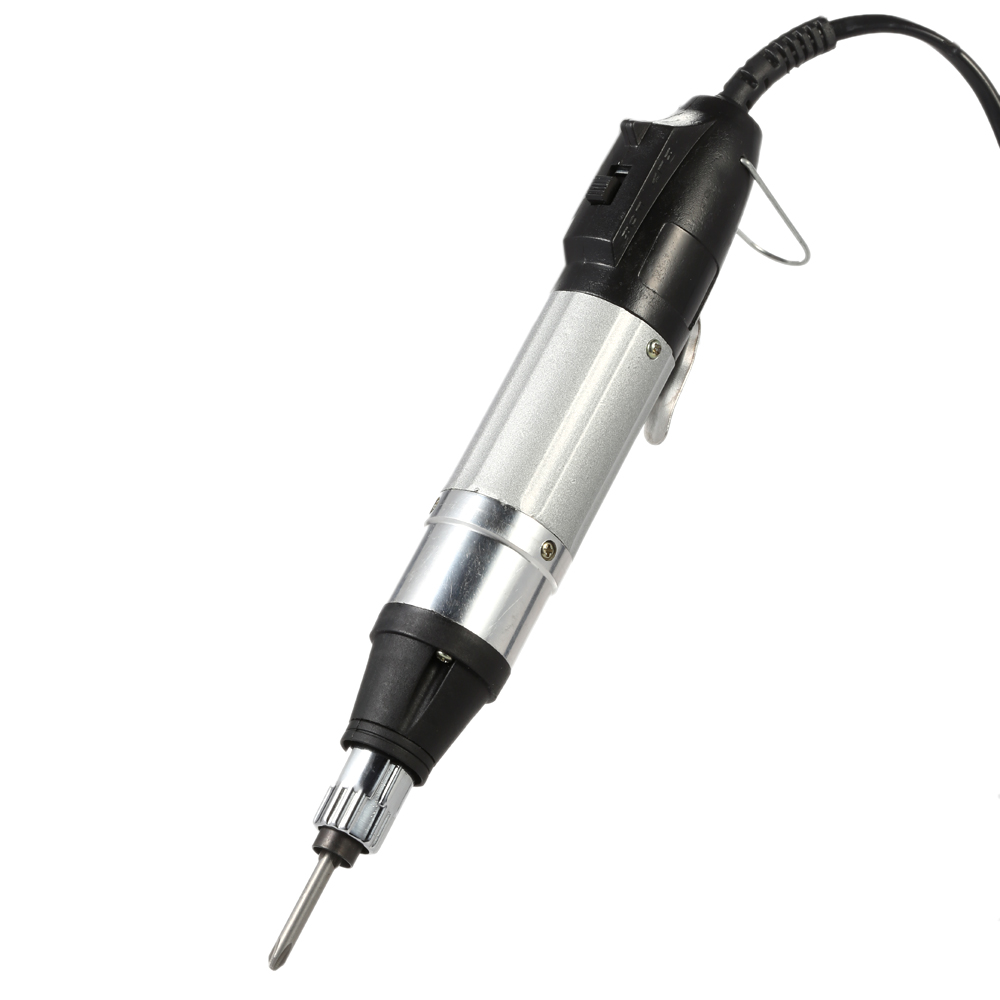 AC220V High Quality Screwdriver Kit DC Powered Electric Screwdriver with 10pcs Bits Stepless Speed Regulation Repair Tool