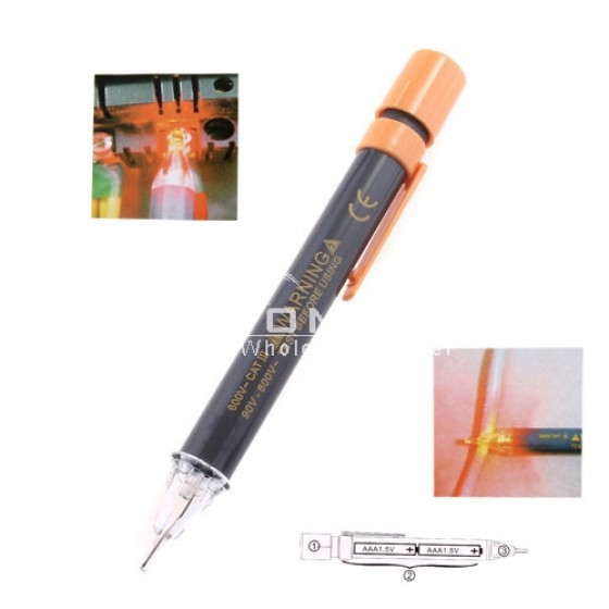 portable digital Voltage Detector Voltage Alert diagnostic tool tester Electrical 90~600V Measure voltmeter Detector Test Pen