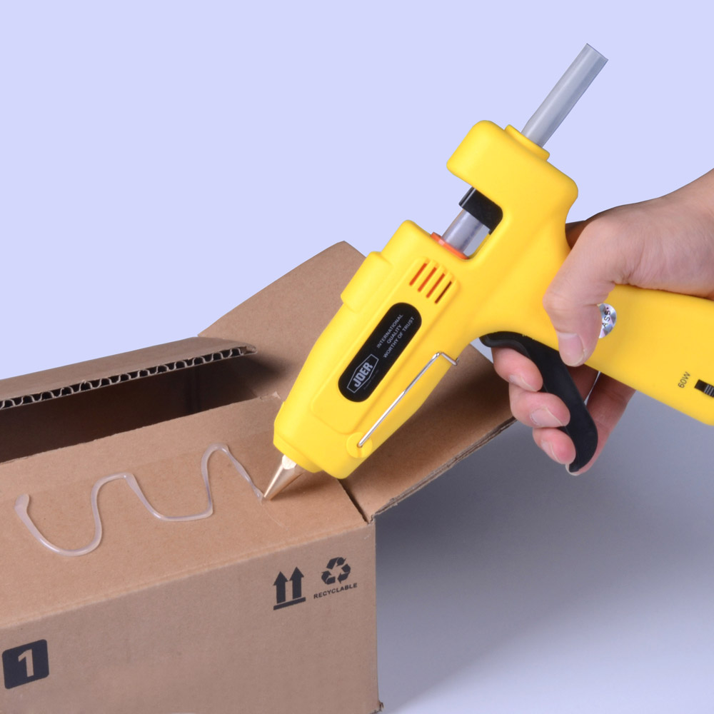 100 240V 60W 100W Professional Melt Glue Gun Practical Heating Craft Repair Tool Heating Power Tools with 20pcs Glue Sticks