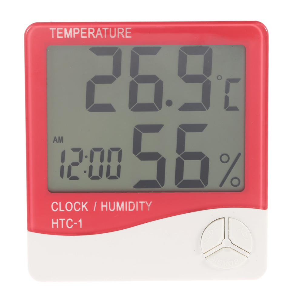 Portable Digital Thermometer hygrometer Multifunctional Temperature humidity Meter Diagnostic tool with Clock Calendar function