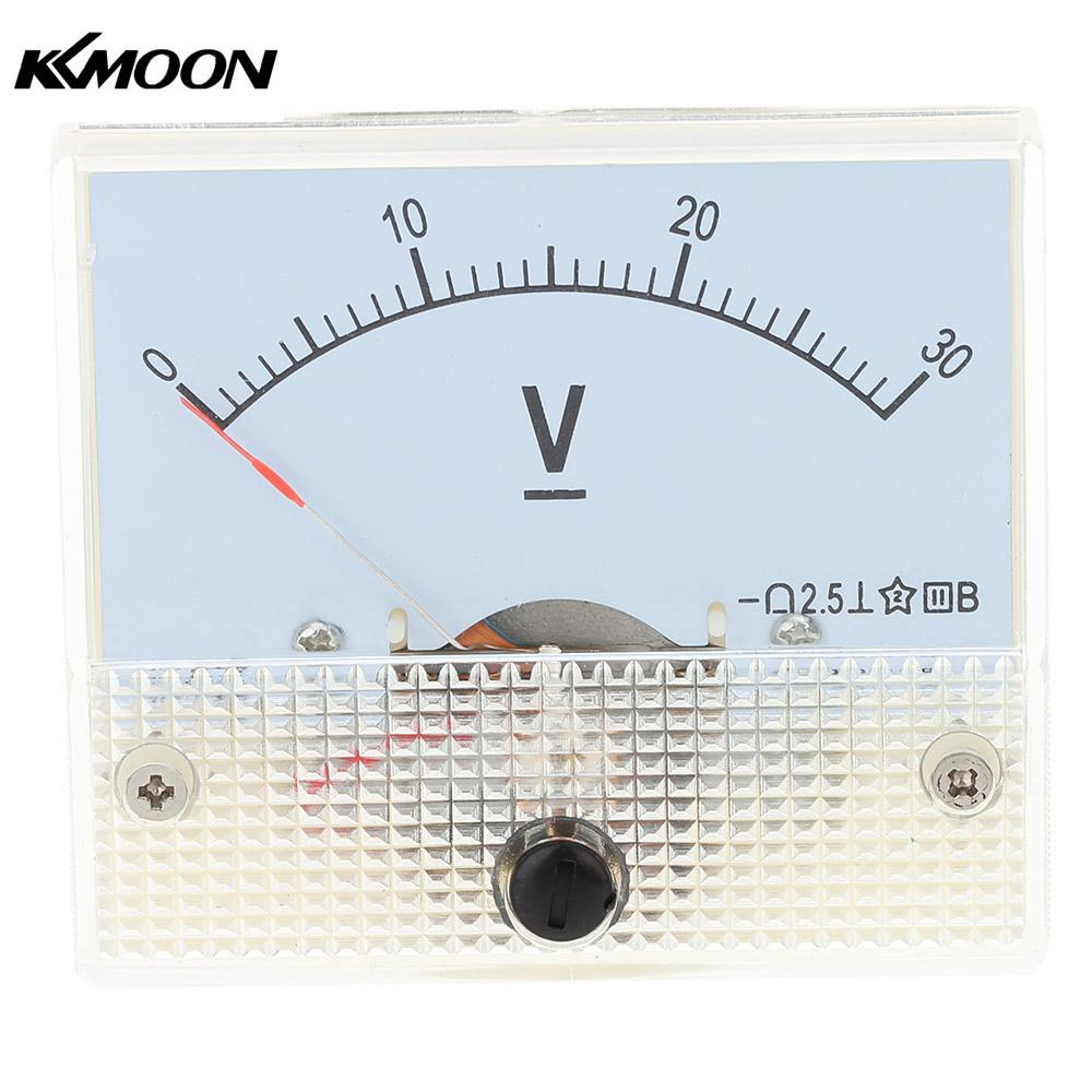 DC 0 30V Analog Voltmeter Analog Panel voltage Tester Meters charger doctor Voltimetro dijital voltmetre medidor de potencia