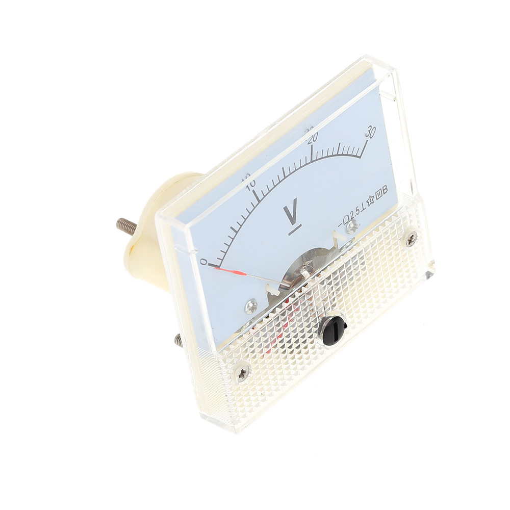 DC 0 30V Analog Voltmeter Analog Panel voltage Tester Meters charger doctor Voltimetro dijital voltmetre medidor de potencia