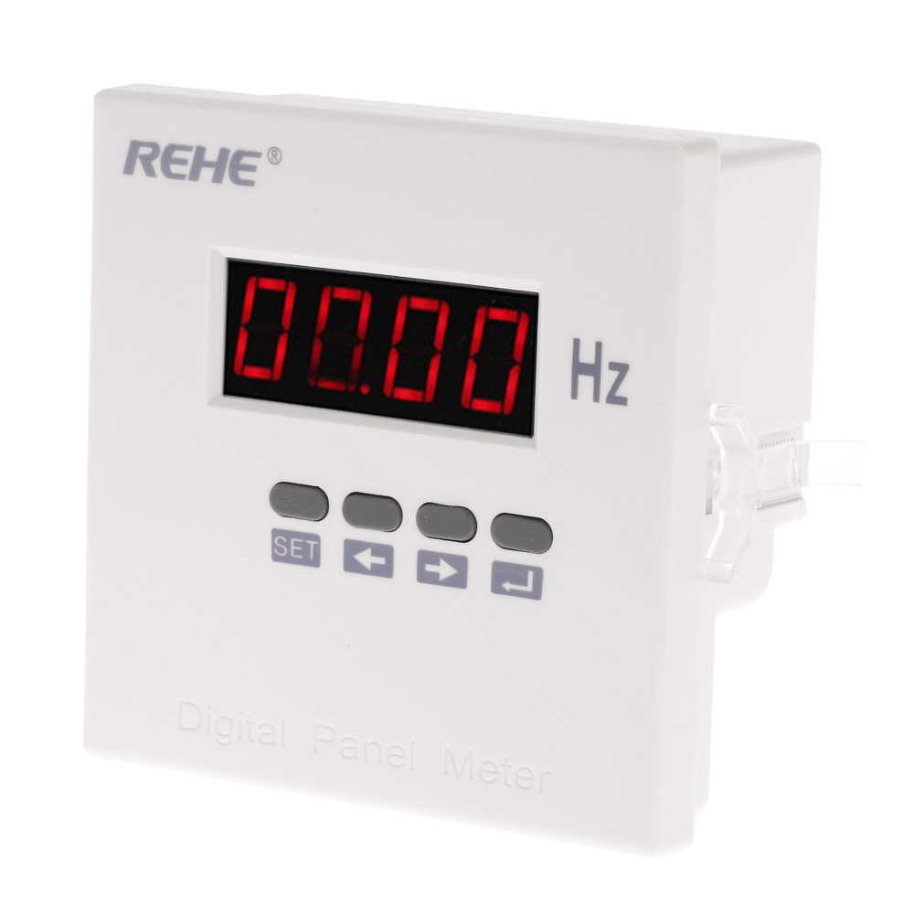 96x96mm Programmable Frequency Meter High Accuracy frequency counter Digital Single Phase AC frecuencimetro cymometer AC220V50Hz