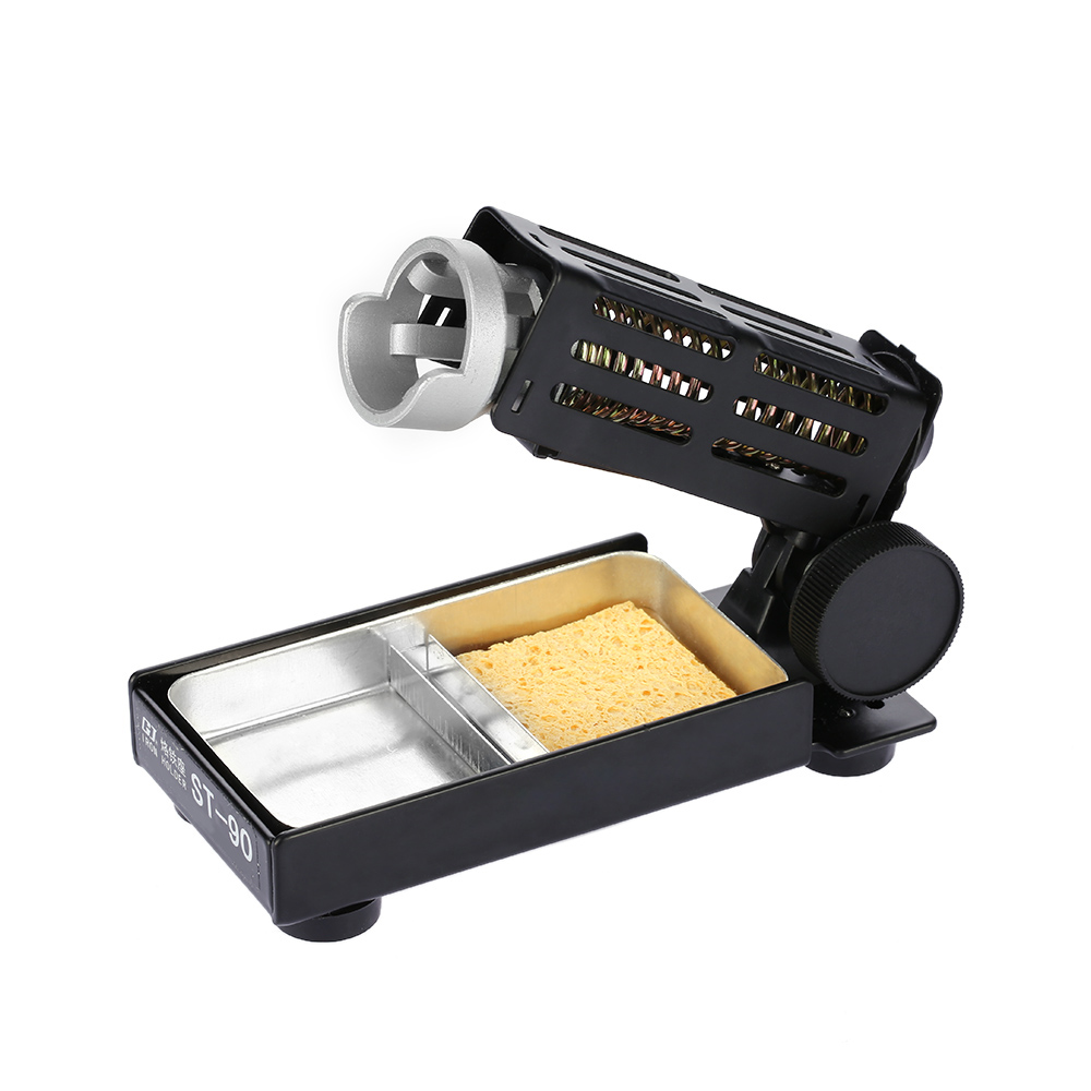 Professional solder station Soldering Iron Stand Holder Station Adjustable Elevation Angle Cleaning Sponge welding Accessories